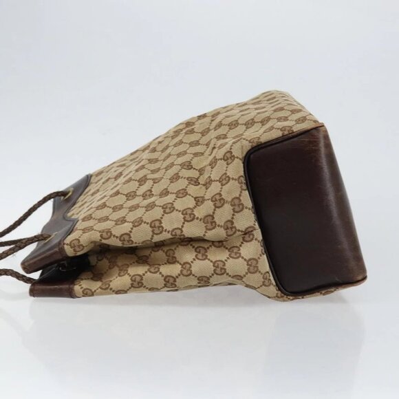 GUCCI GG Canvas Tote Bag Beige Auth - Picture 5 of 16